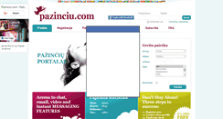 Desktop Screenshot of pazinciu.com